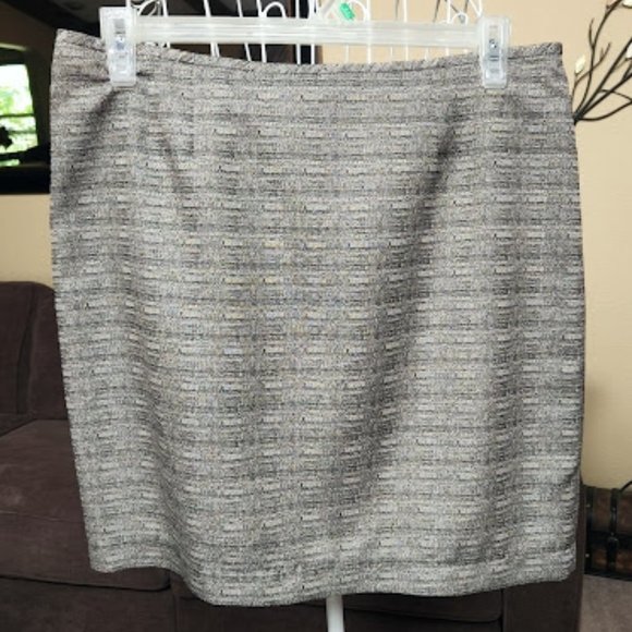 NWT Le Suit sz 12 two piece black blend suit blazer and skirt - Picture 5 of 7